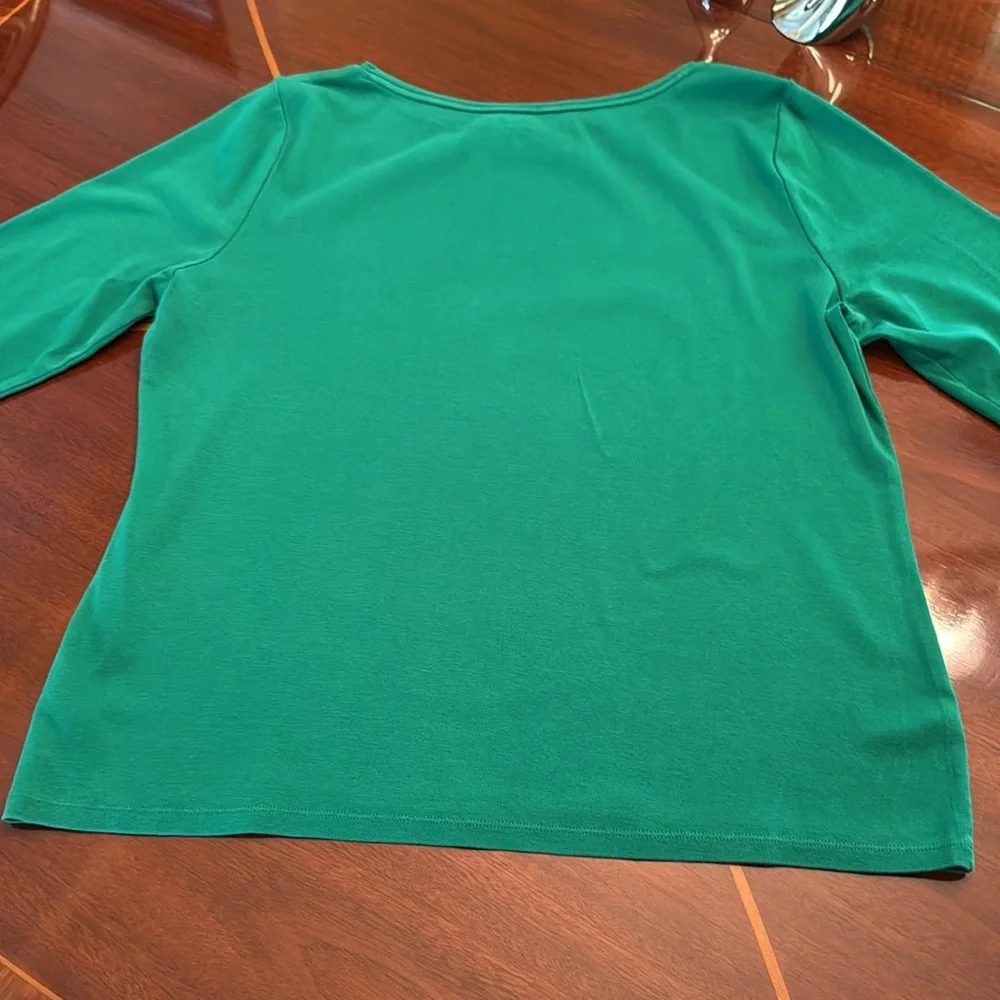 Talbots bateau neck Tee - Picture 5 of 5